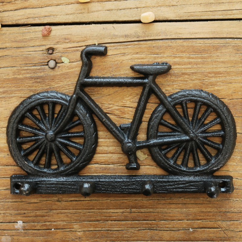 Vintage Black Cast Iron Bicycl - Gardening Tools Cartoon 评论和价格