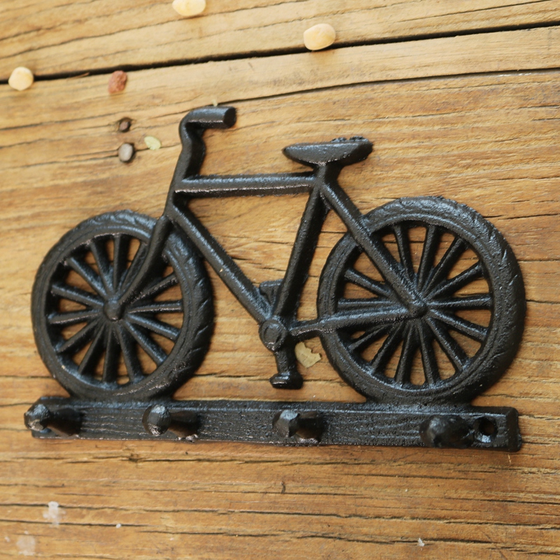 Vintage Black Cast Iron Bicycl - Gardening Tools Cartoon 评论和价格
