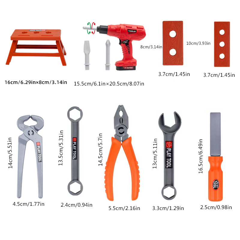 38pcs/39PCS/42PCS Toy Tool Box - Gardening Tools For 10 Year Olds 评论和价格