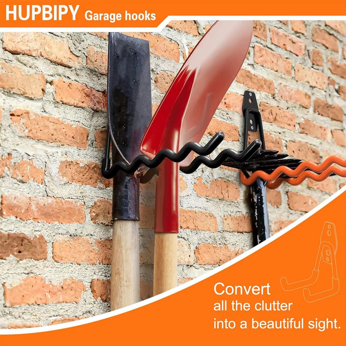 Garage Storage Utility Hooks,G - Gardening Tools Organizer 评论和价格