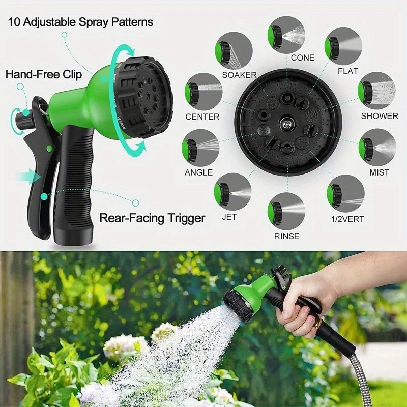 8 Mode High Pressure Garden Wa - Gardening Tools Youtube 评论和价格