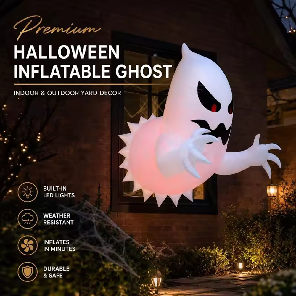 1.4m Halloween Inflatable Ghos - Gardening Tools Cartoon 评论和价格