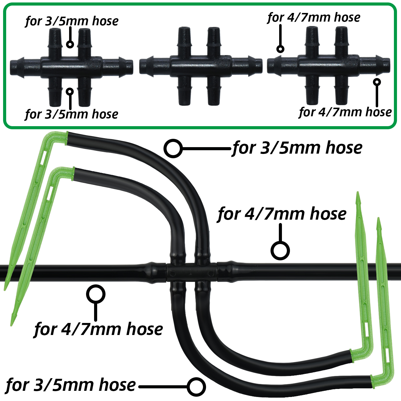 KESLA Garden 4/7mm to 3/5mm Ho - Root Watering Spike 评论和价格