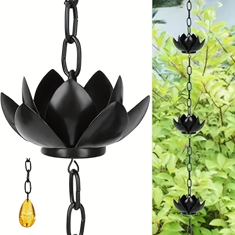 Lotus Rain Chain for Gutter Do - Gardening Tools Basic 评论和价格