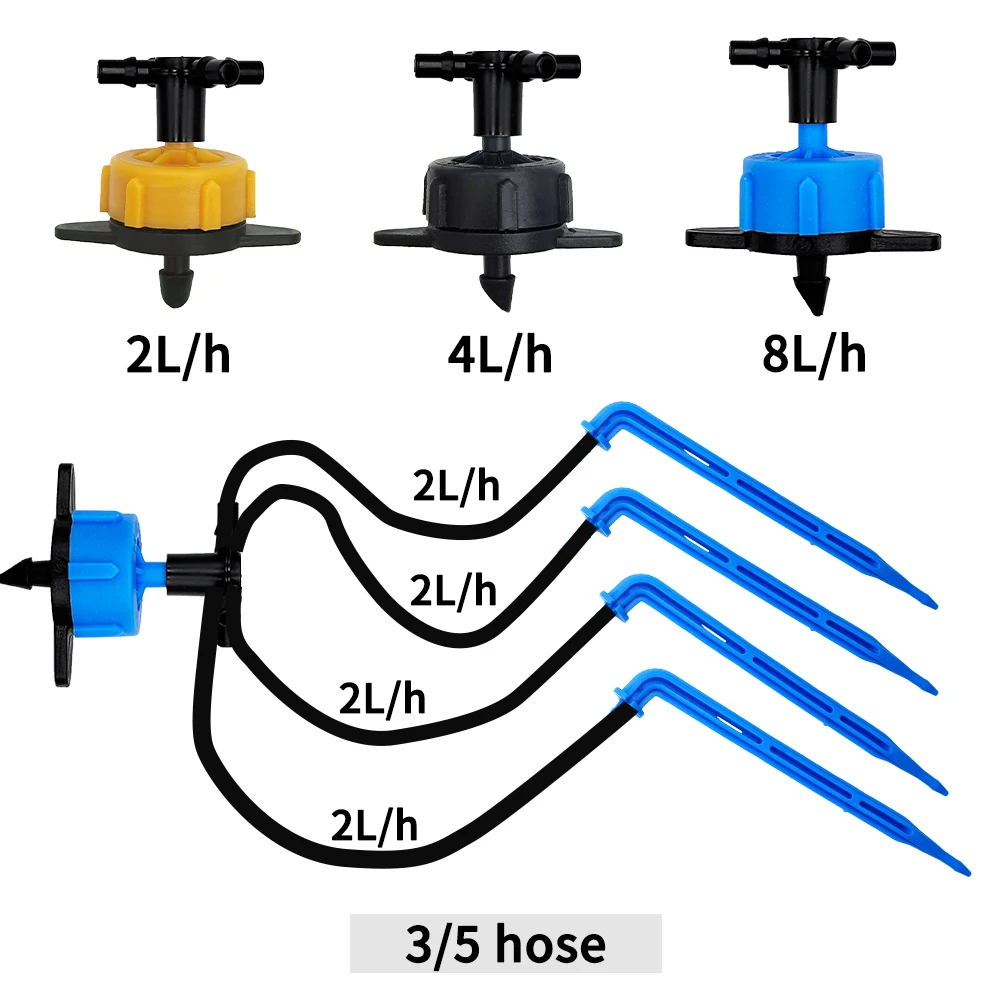 100-10M 4/2-Way 8L Drip Arrow  - Root Watering Spike 评论和价格