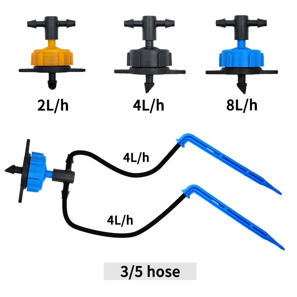 100-10M 4/2-Way 8L Drip Arrow  - Root Watering Spike 评论和价格