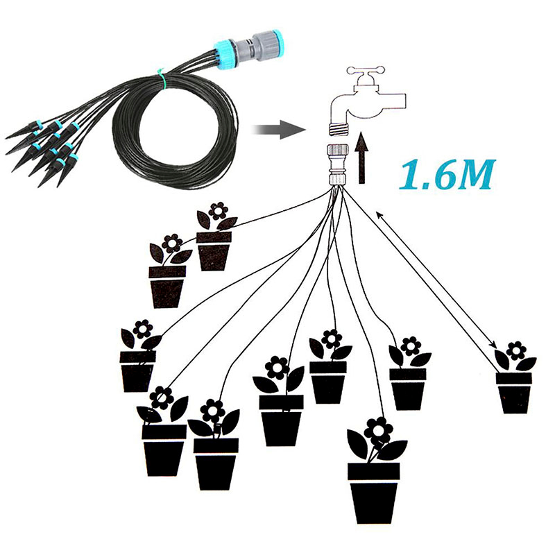 10Pcs Drip Irrigation Kit Plan - Root Watering Spike 评论和价格