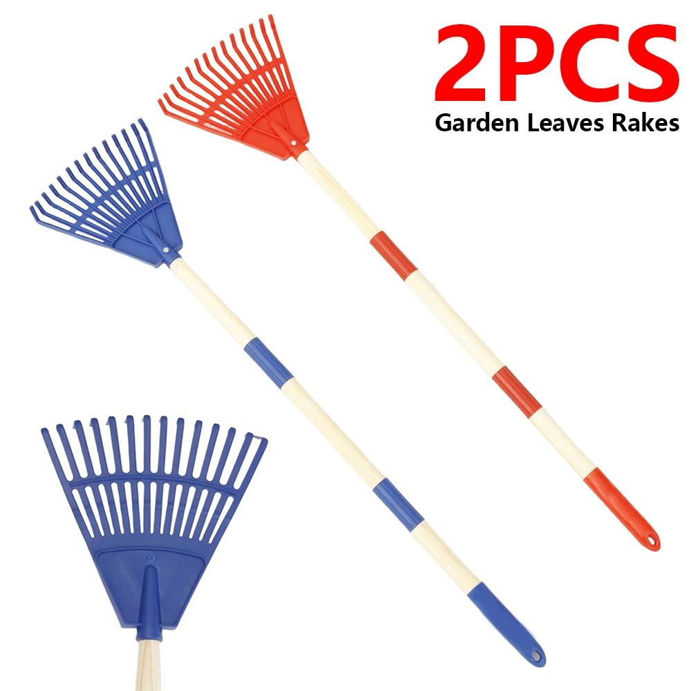2Pcs Kids Leaf Rake Adjustable - Gardening Tools For 10 Year Olds 评论和价格