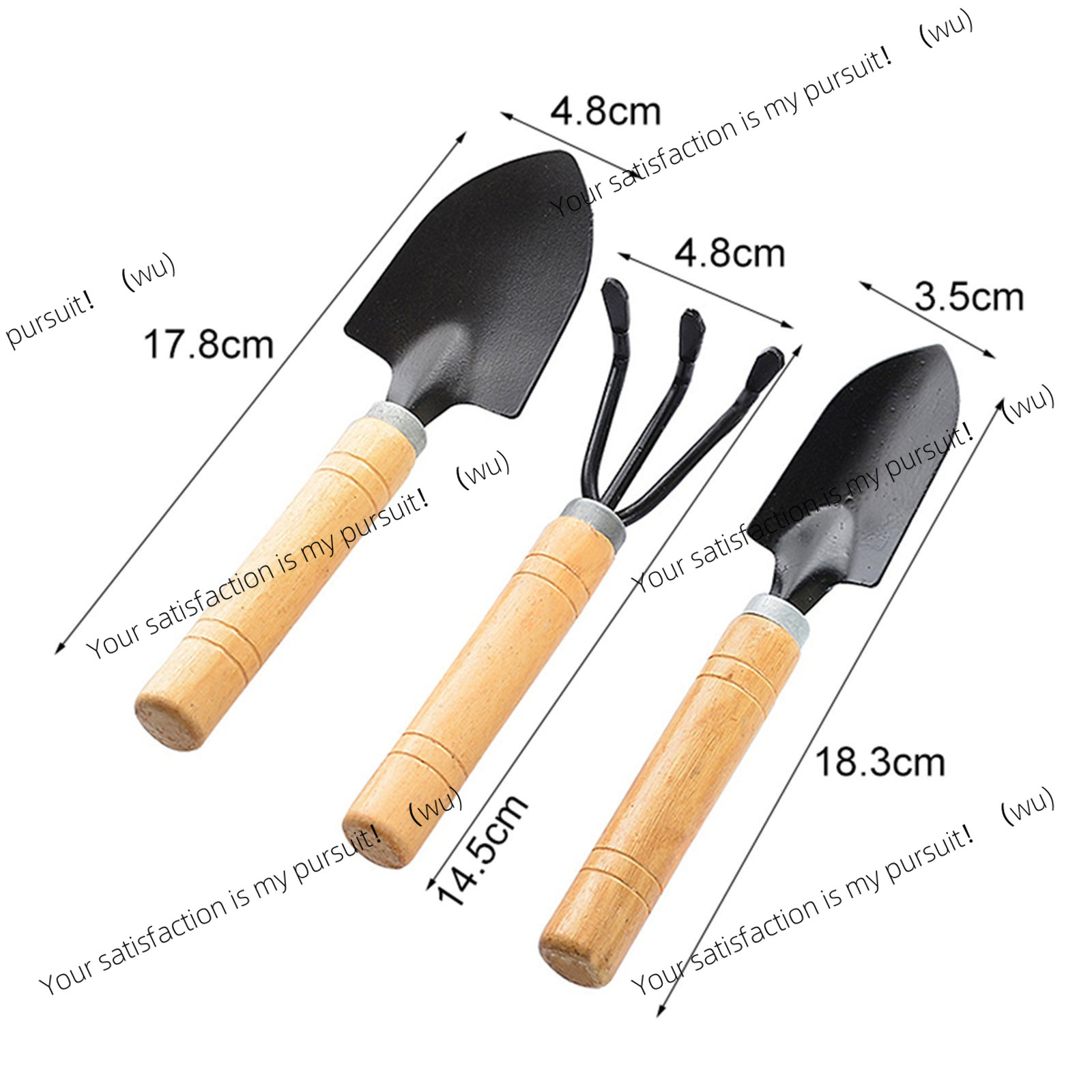 3-Piece Mini Garden Tools Set, - Gardening Tools Gift Ideas 评论和价格