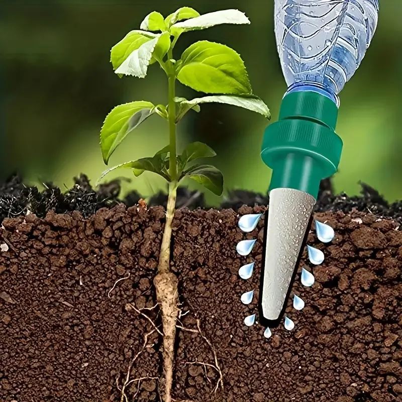 4Pcs Automatic Plant Drip Irri - Root Watering Spike 评论和价格