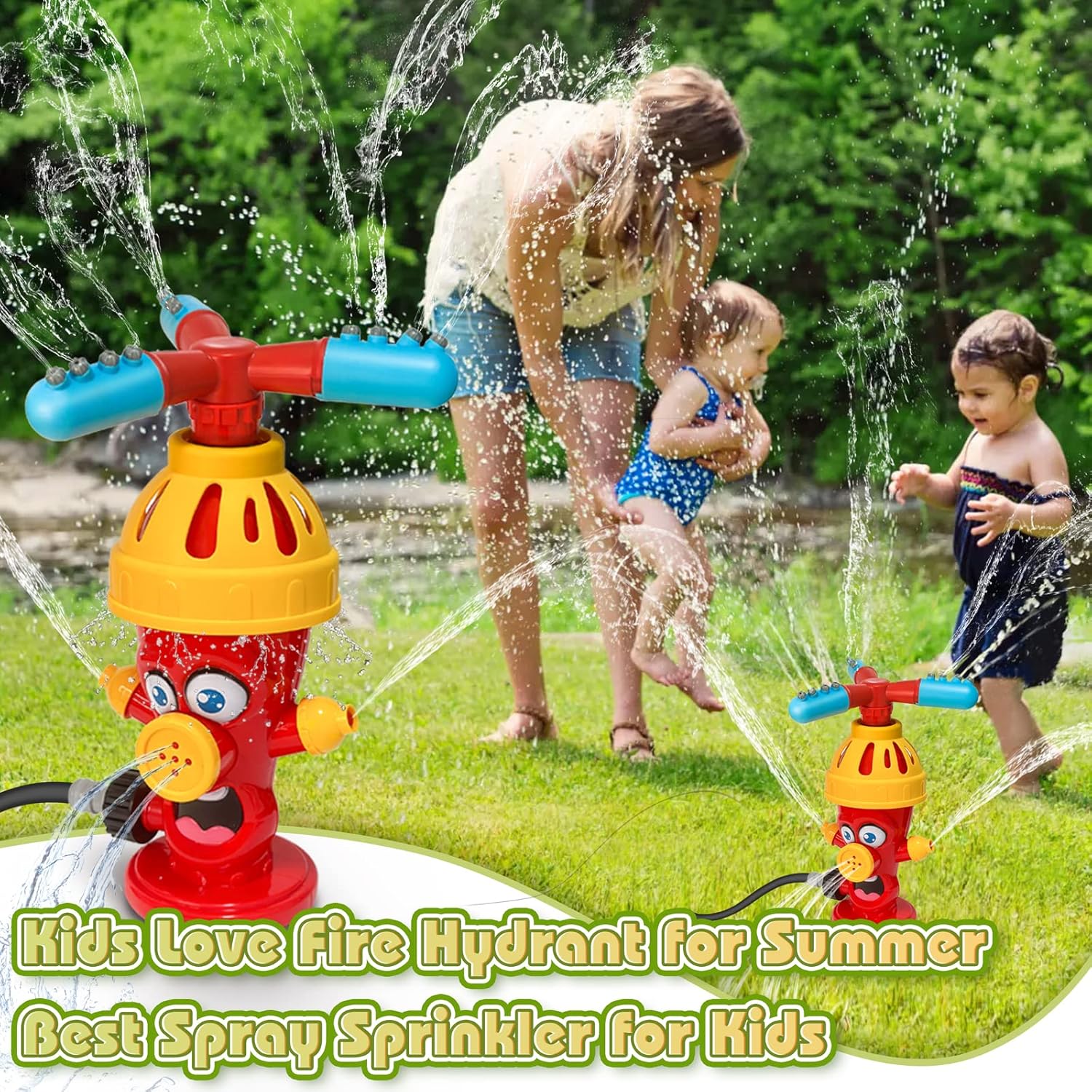 Hydrant Sprinkle Water Spray T - Gardening Tools Cartoon 评论和价格