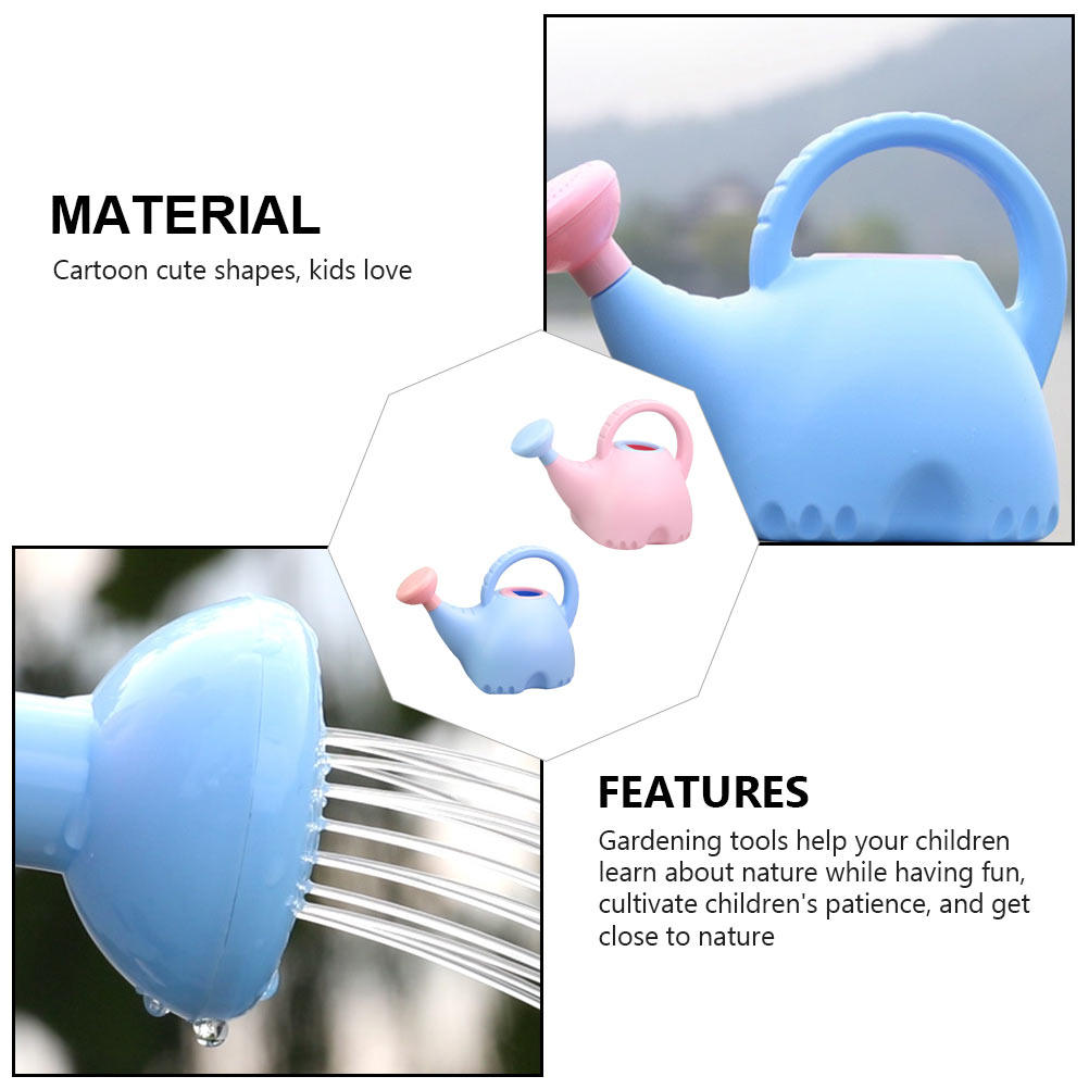 2Pcs Small Elephant Watering C - Gardening Tools Cartoon 评论和价格