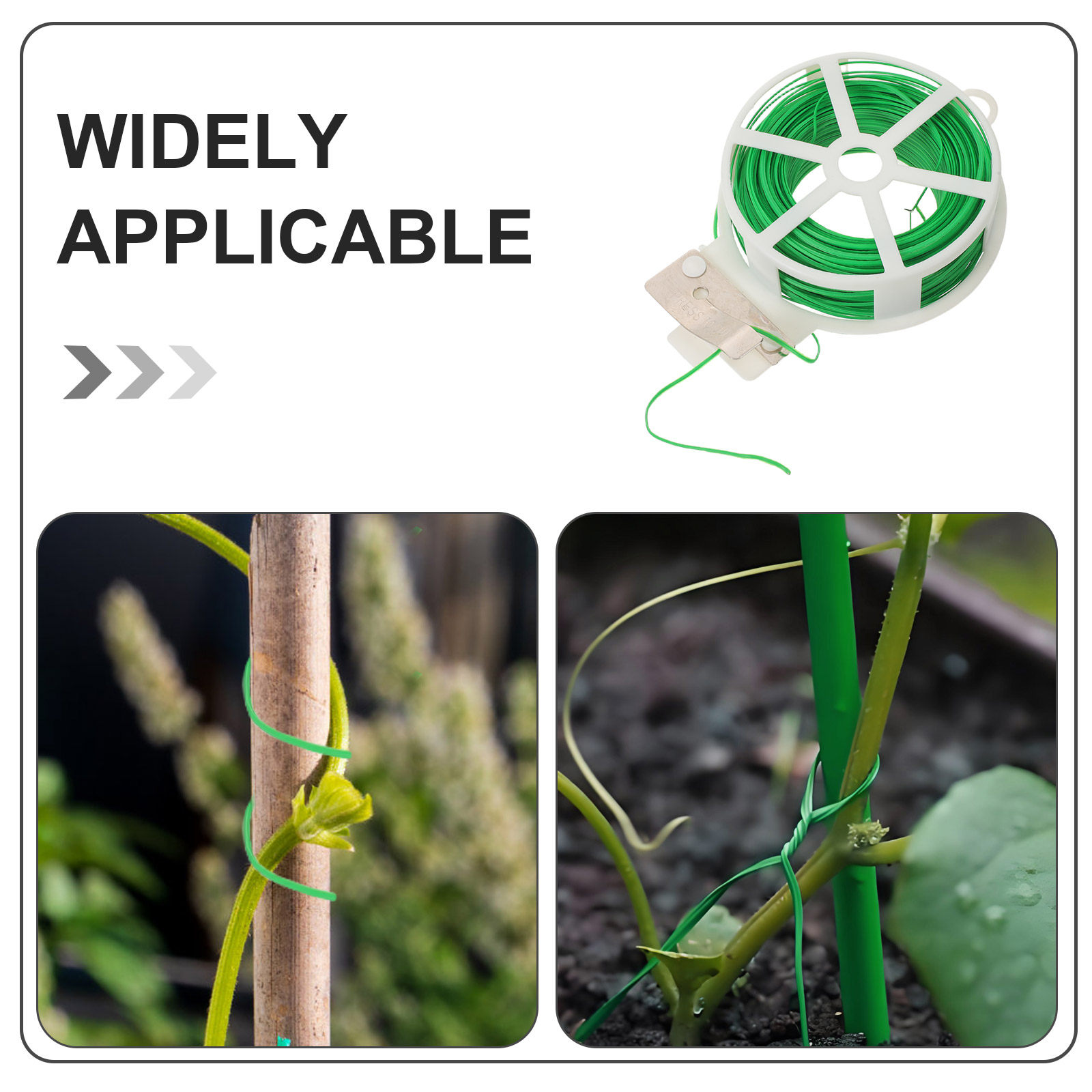 4 Rolls Green Garden Plant Tie - Garden Wire Twist Tie 评论和价格