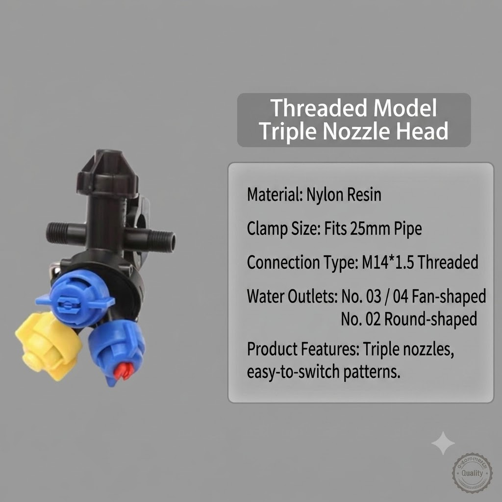 3 Heads Spray Nozzle Mirror Ar - Gardening Tools Youtube 评论和价格