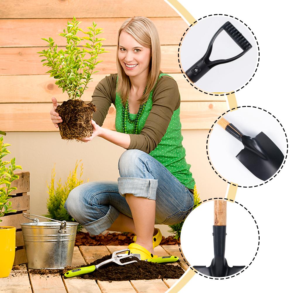 36cm Garden Shovel WIth Wooden - Gardening Tools For 10 Year Olds 评论和价格