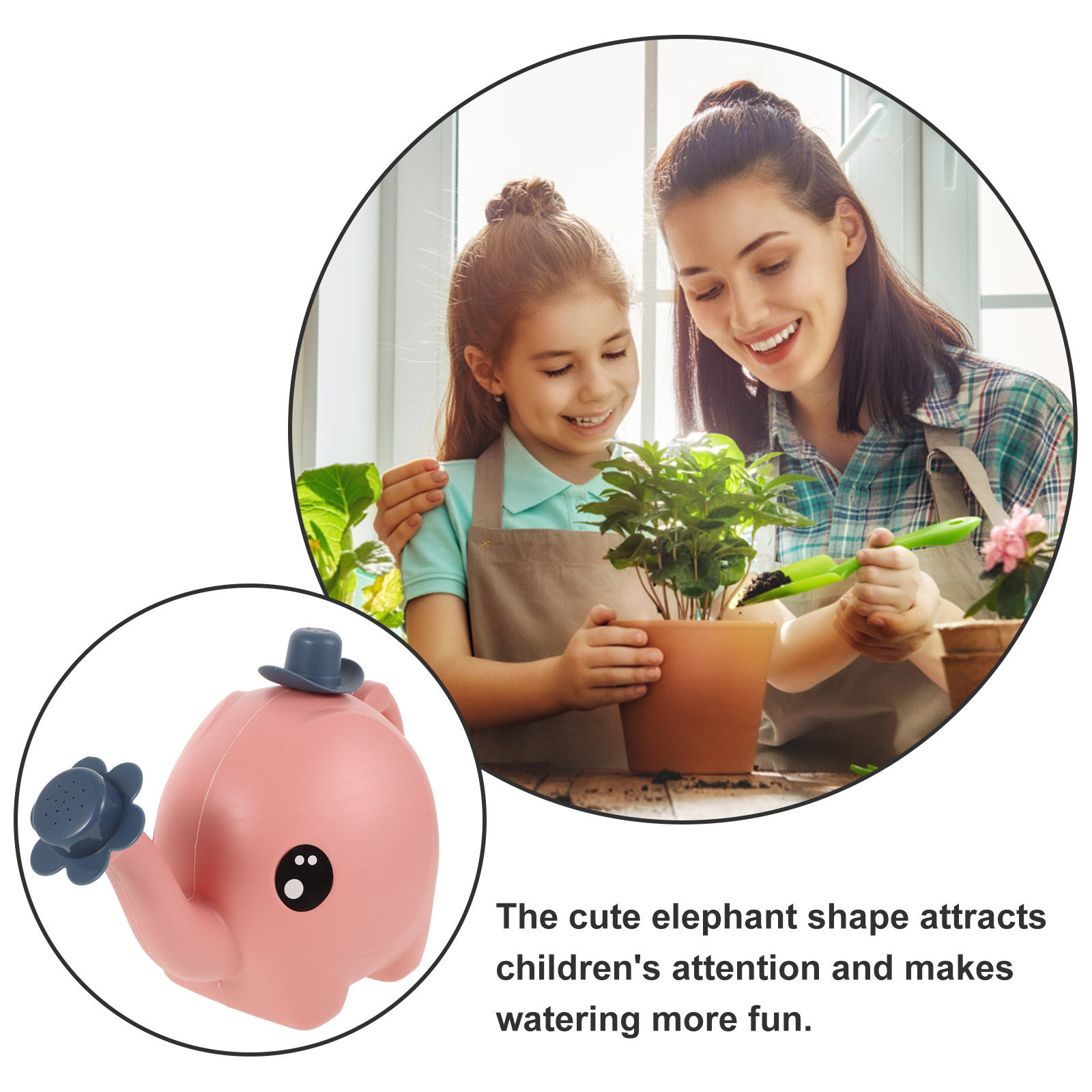 Plastic Cartoon Watering Can I - Gardening Tools Cartoon 评论和价格