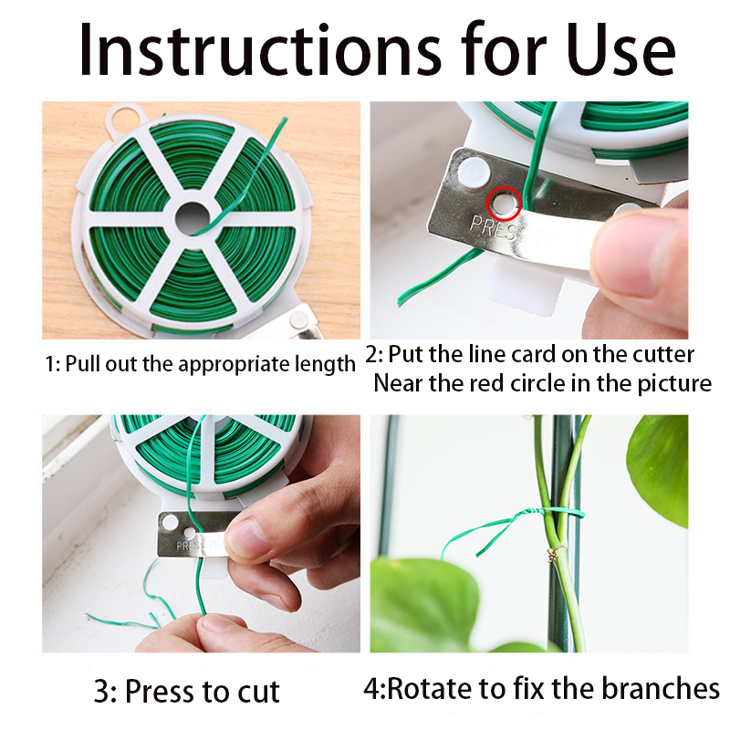 1/2Pcs Versatile Gardening Twi - Garden Wire Twist Tie 评论和价格