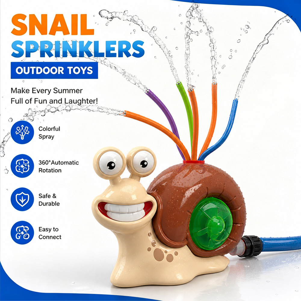 Water Spray Outdoor Toy Snail  - Gardening Tools Cartoon 评论和价格