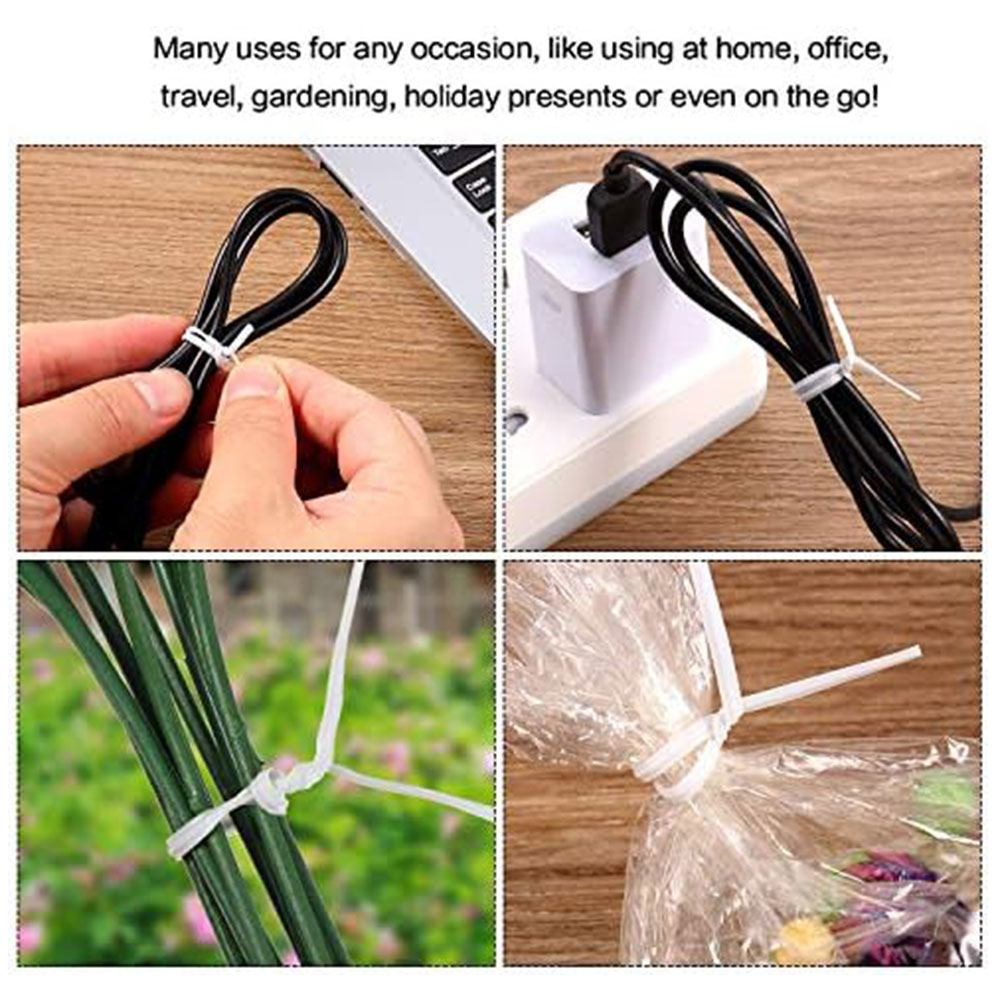 100Pcs Black White Gardening C - Garden Wire Twist Tie 评论和价格